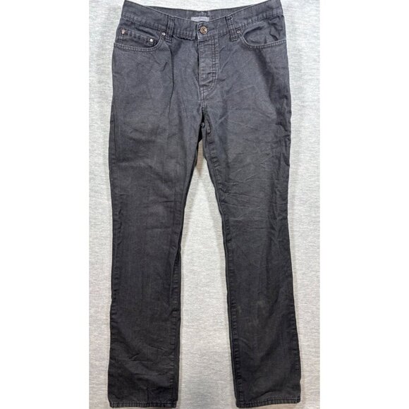 John Varvatos Jeans Mens 31x32 Slim Fit Gray Denim Casual - Picture 1 of 4